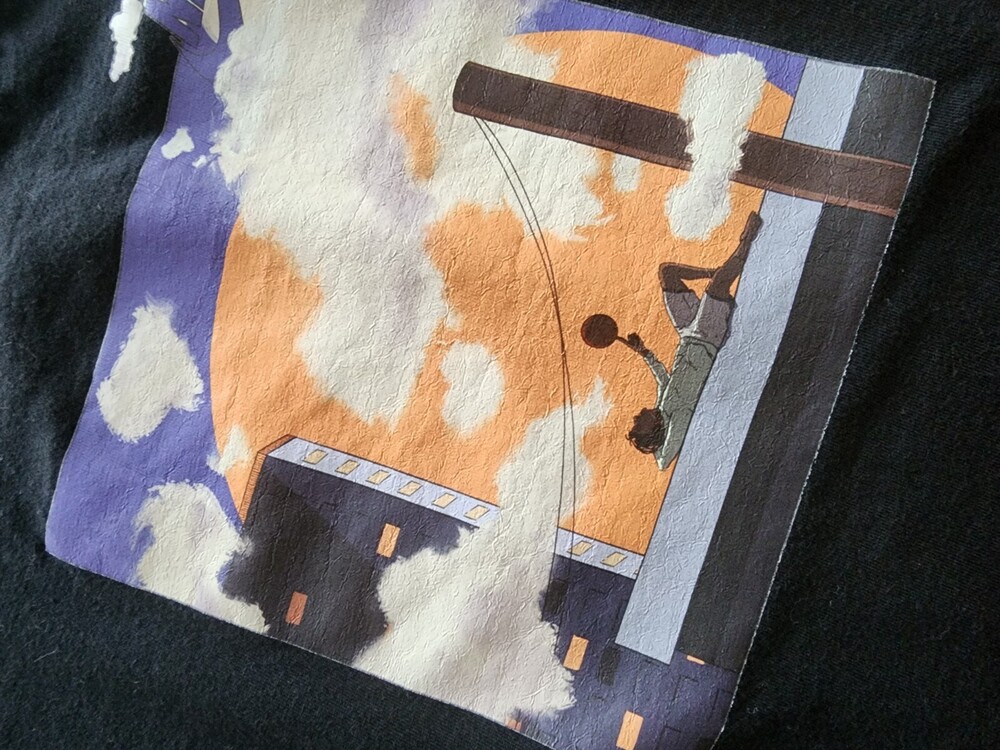 THE NIKE TEE SUNSET SUNRISE SKYLINE BASKETBALL TEE T SHIRT Mens XL Vintage